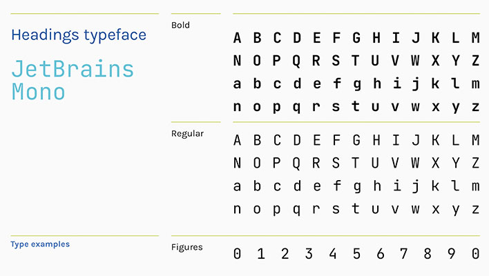 JetBrains Mono typeface image